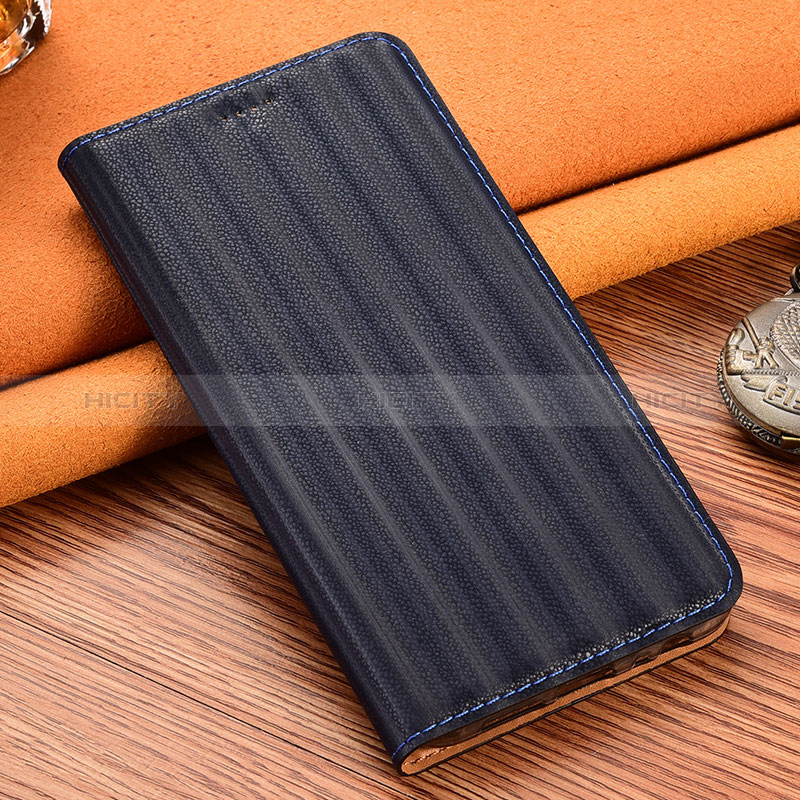 Funda de Cuero Cartera con Soporte Carcasa H15P para Samsung Galaxy A04s Azul