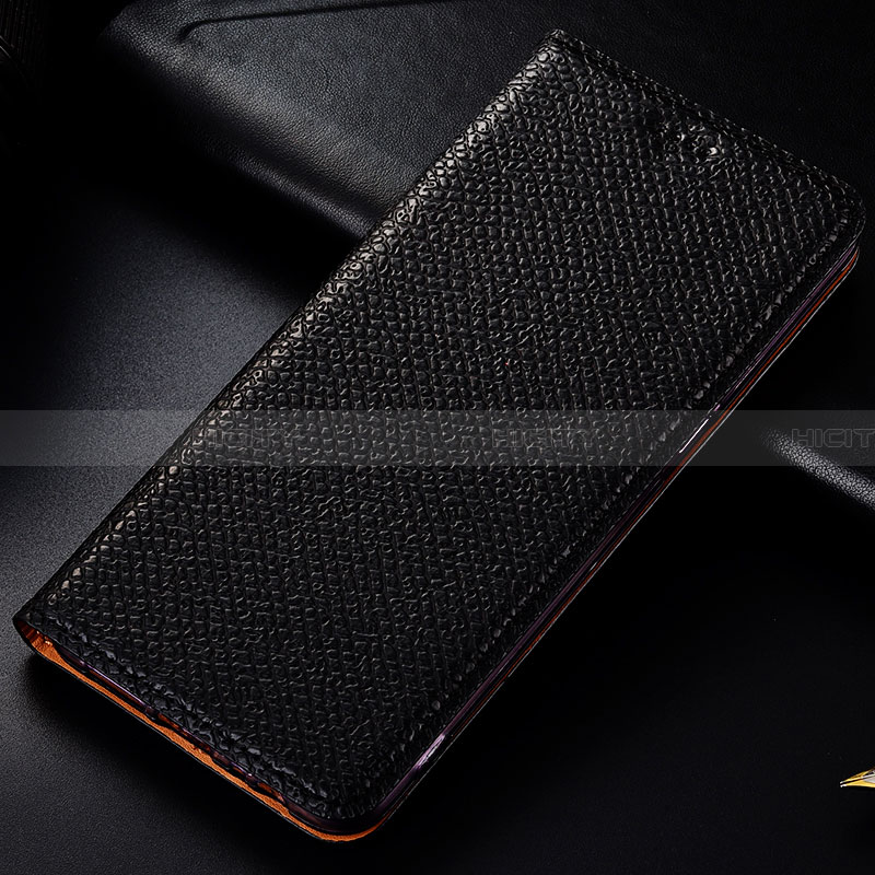 Funda de Cuero Cartera con Soporte Carcasa H15P para Samsung Galaxy A32 5G Negro