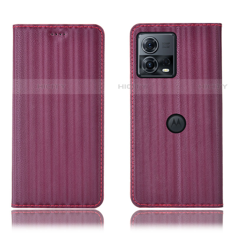 Funda de Cuero Cartera con Soporte Carcasa H16P para Motorola Moto Edge S30 Pro 5G