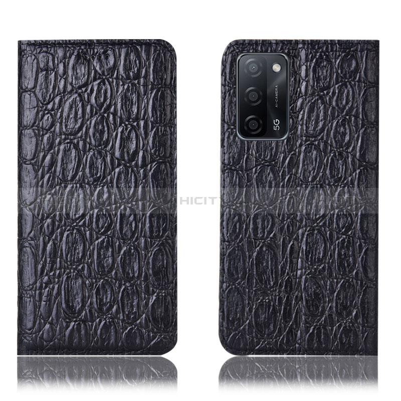 Funda de Cuero Cartera con Soporte Carcasa H16P para Oppo A56 5G