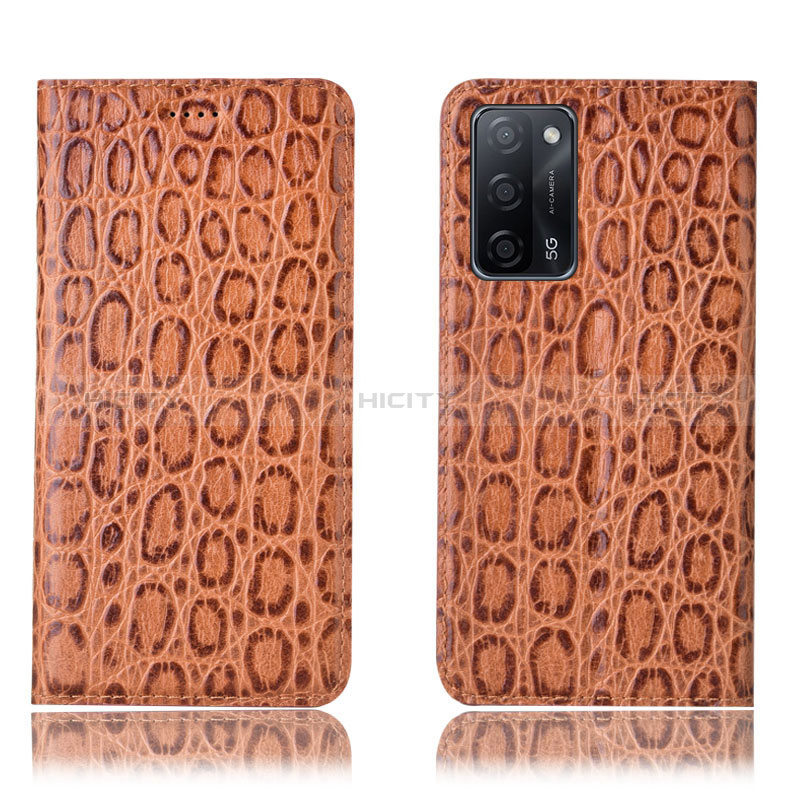 Funda de Cuero Cartera con Soporte Carcasa H16P para Oppo A56 5G