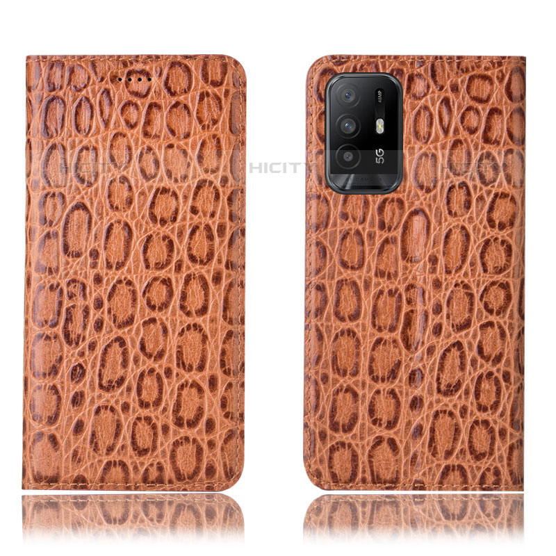 Funda de Cuero Cartera con Soporte Carcasa H16P para Oppo A95 5G