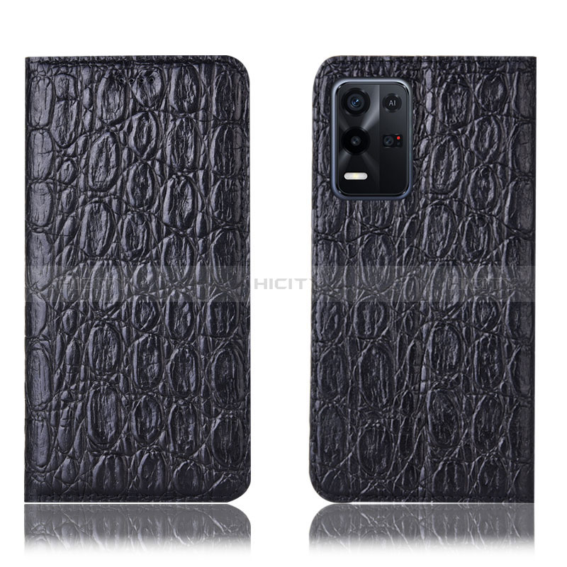 Funda de Cuero Cartera con Soporte Carcasa H16P para Oppo K9X 5G