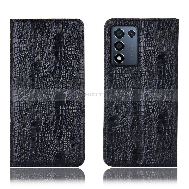 Funda de Cuero Cartera con Soporte Carcasa H17P para Oppo K9S 5G