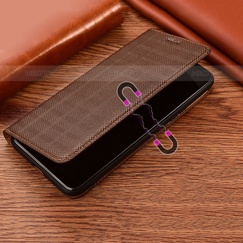 Funda de Cuero Cartera con Soporte Carcasa H17P para Samsung Galaxy A03