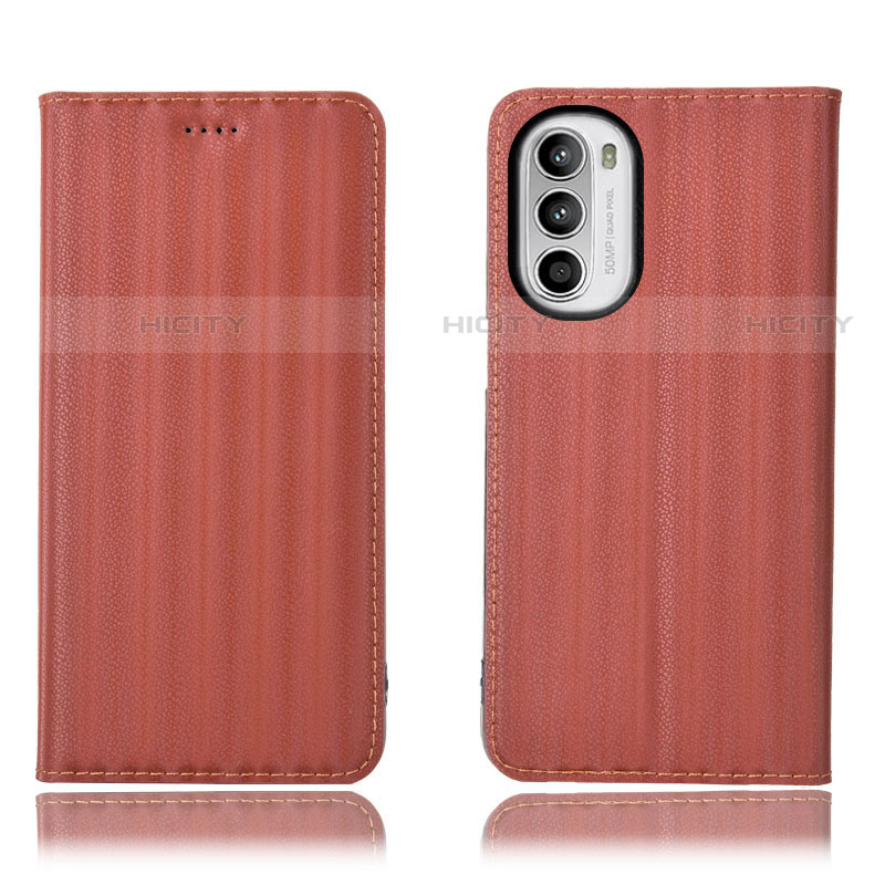 Funda de Cuero Cartera con Soporte Carcasa H18P para Motorola Moto Edge (2022) 5G