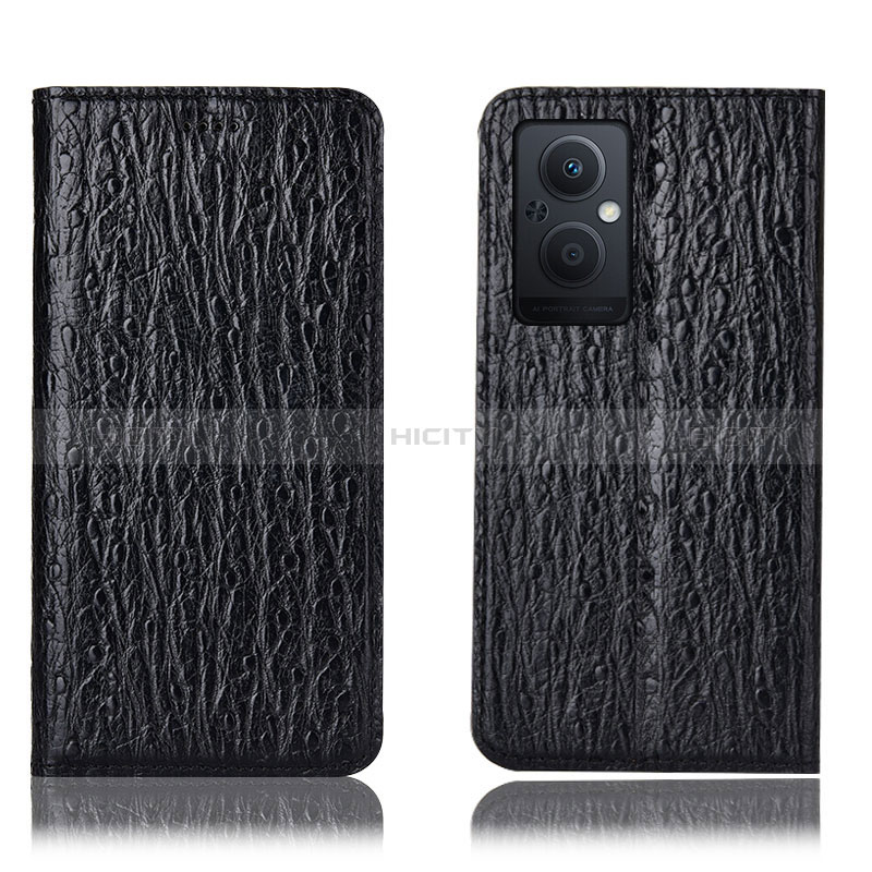 Funda de Cuero Cartera con Soporte Carcasa H18P para Oppo A96 5G