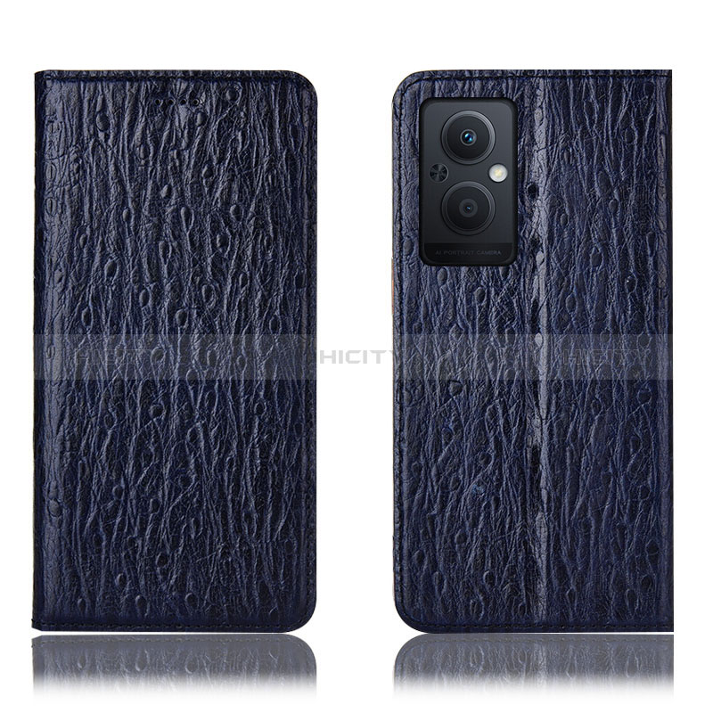 Funda de Cuero Cartera con Soporte Carcasa H18P para Oppo A96 5G