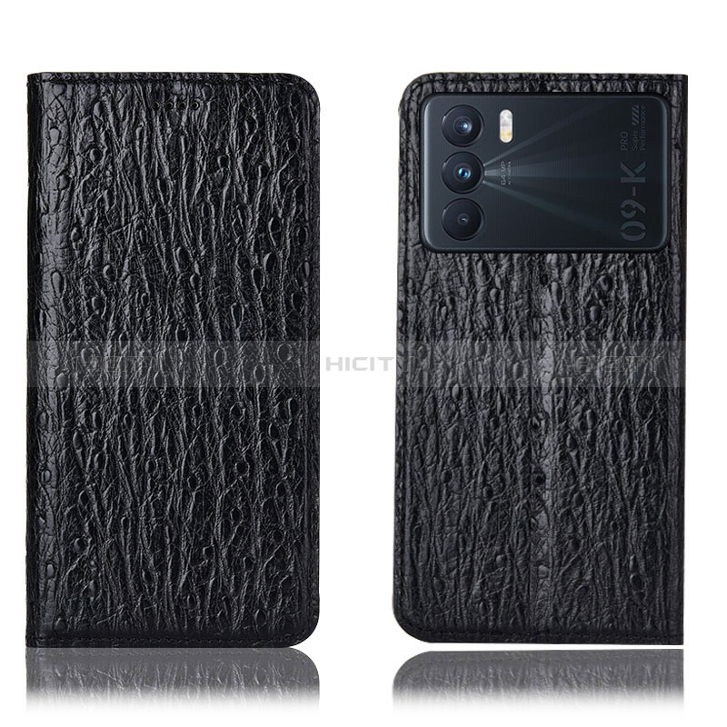 Funda de Cuero Cartera con Soporte Carcasa H18P para Oppo K9 Pro 5G