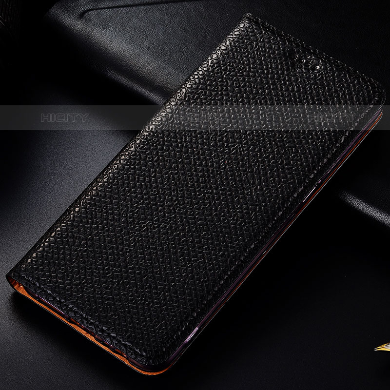 Funda de Cuero Cartera con Soporte Carcasa H18P para Samsung Galaxy M52 5G Negro