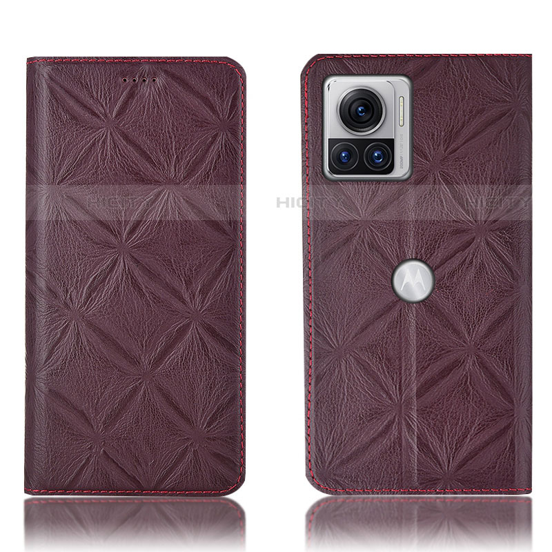 Funda de Cuero Cartera con Soporte Carcasa H19P para Motorola Moto Edge 30 Ultra 5G