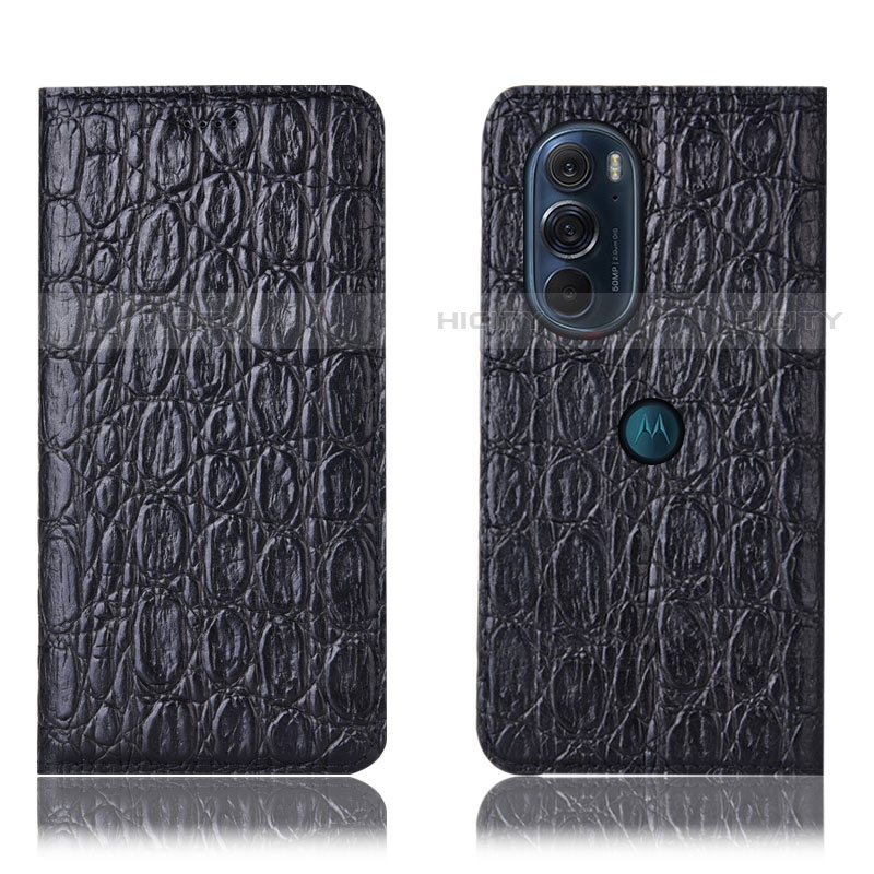 Funda de Cuero Cartera con Soporte Carcasa H19P para Motorola Moto Edge X30 5G