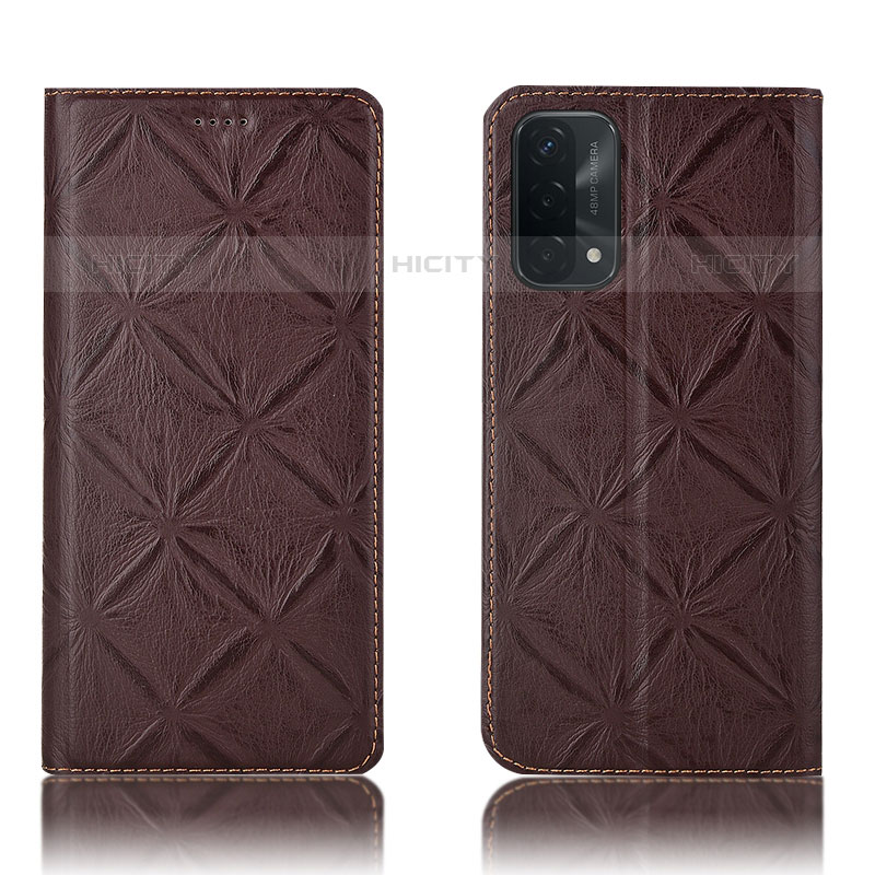 Funda de Cuero Cartera con Soporte Carcasa H19P para Oppo A93 5G