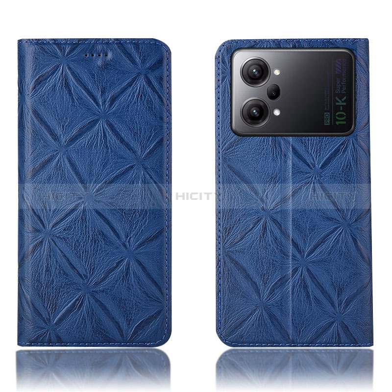 Funda de Cuero Cartera con Soporte Carcasa H19P para Oppo K10 Pro 5G Azul