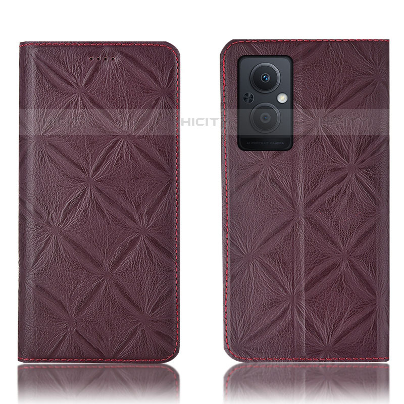 Funda de Cuero Cartera con Soporte Carcasa H19P para Oppo Reno7 Lite 5G