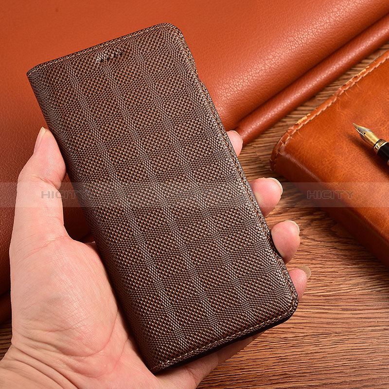 Funda de Cuero Cartera con Soporte Carcasa H20P para Apple iPhone 6 Plus