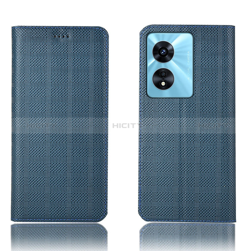 Funda de Cuero Cartera con Soporte Carcasa H20P para Oppo A1 Pro 5G