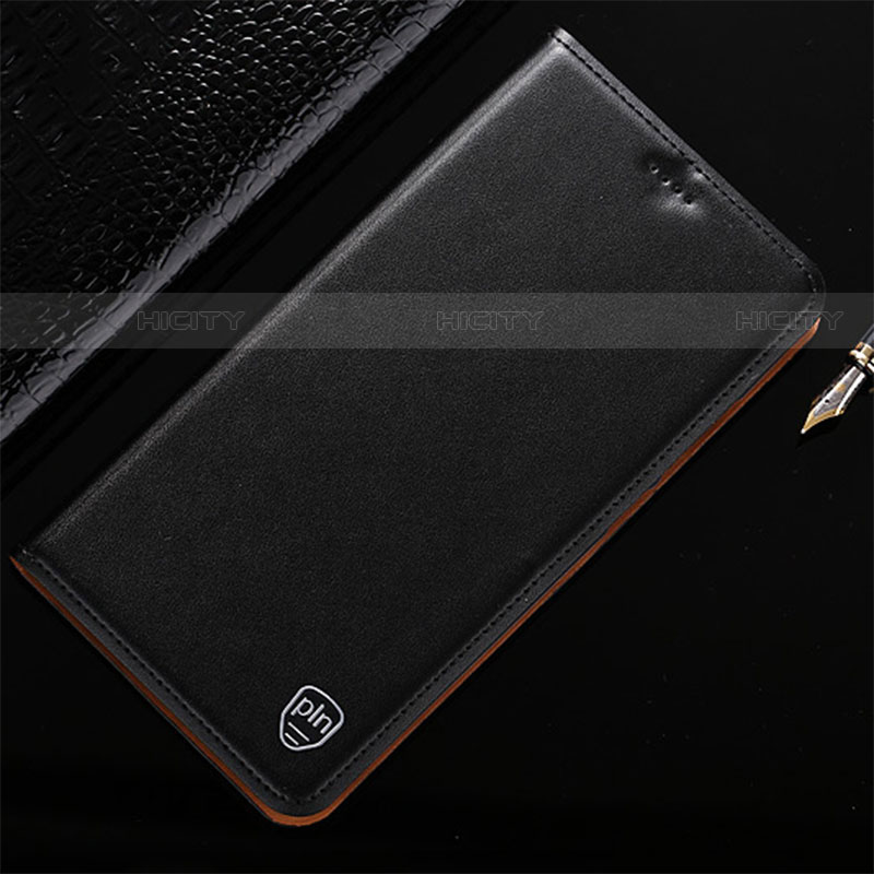 Funda de Cuero Cartera con Soporte Carcasa H20P para Vivo iQOO 8 Pro 5G Negro