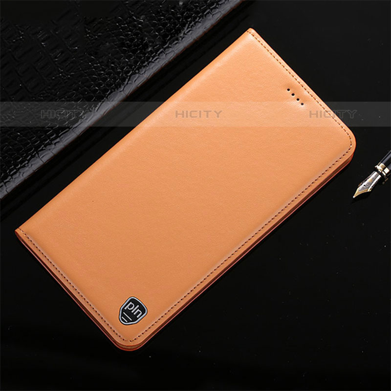 Funda de Cuero Cartera con Soporte Carcasa H21P para Google Pixel 8 5G Naranja