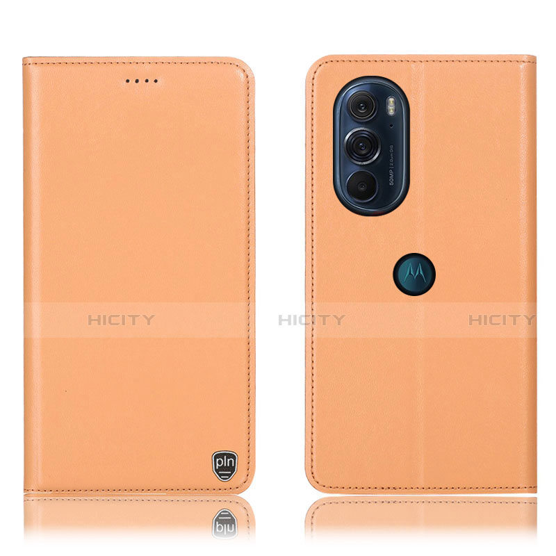 Funda de Cuero Cartera con Soporte Carcasa H21P para Motorola Moto Edge 30 Pro 5G