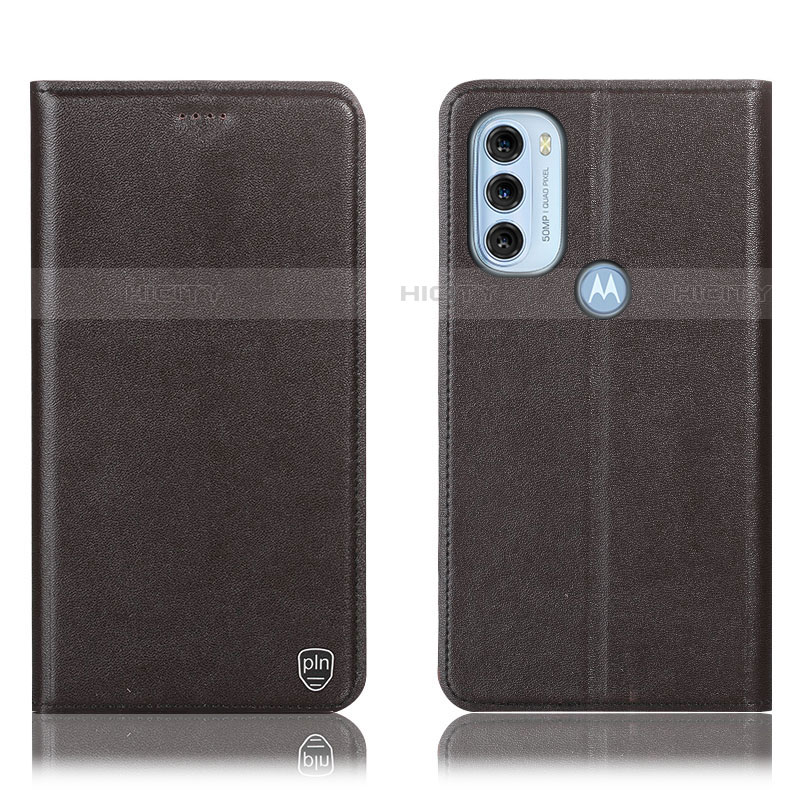 Funda de Cuero Cartera con Soporte Carcasa H21P para Motorola Moto G71 5G