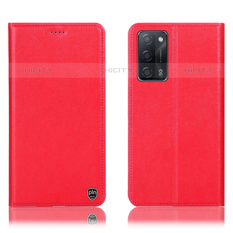 Funda de Cuero Cartera con Soporte Carcasa H21P para Oppo A53s 5G