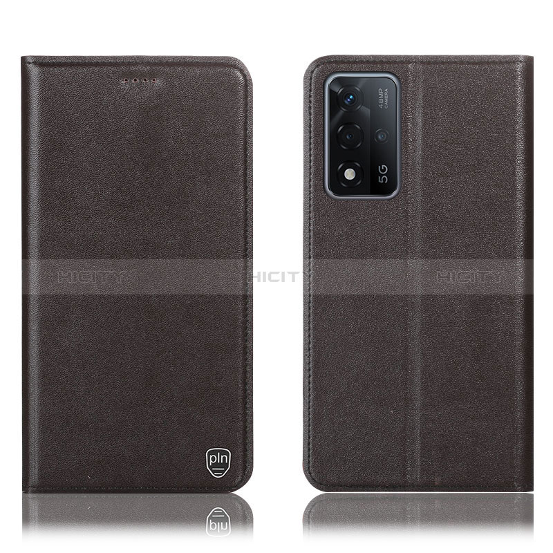 Funda de Cuero Cartera con Soporte Carcasa H21P para Oppo A93s 5G