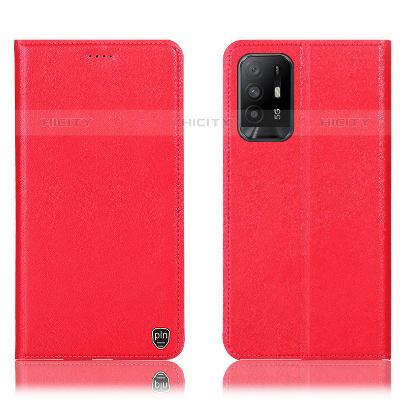 Funda de Cuero Cartera con Soporte Carcasa H21P para Oppo A95 5G