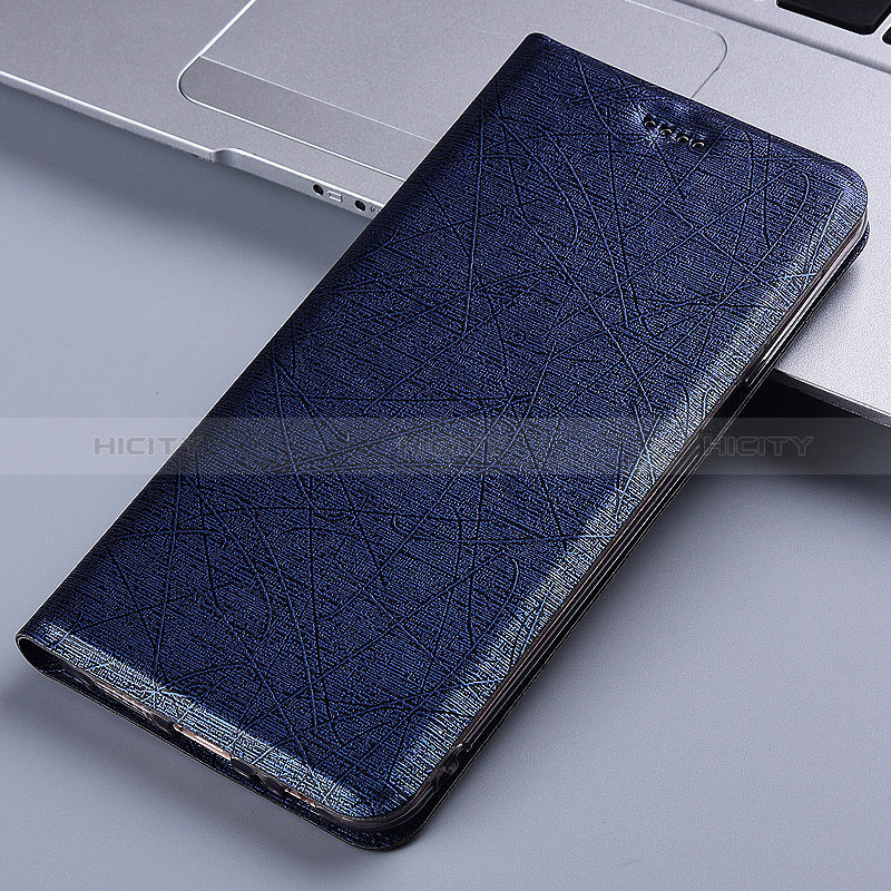 Funda de Cuero Cartera con Soporte Carcasa H22P para Apple iPhone 12 Pro Azul