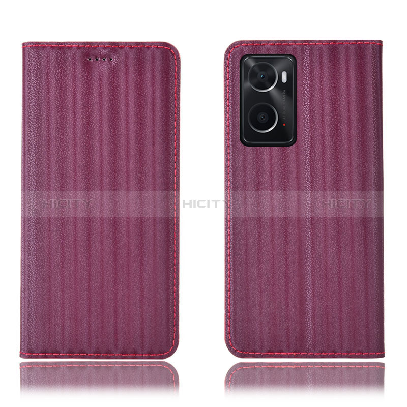 Funda de Cuero Cartera con Soporte Carcasa H23P para Oppo A36