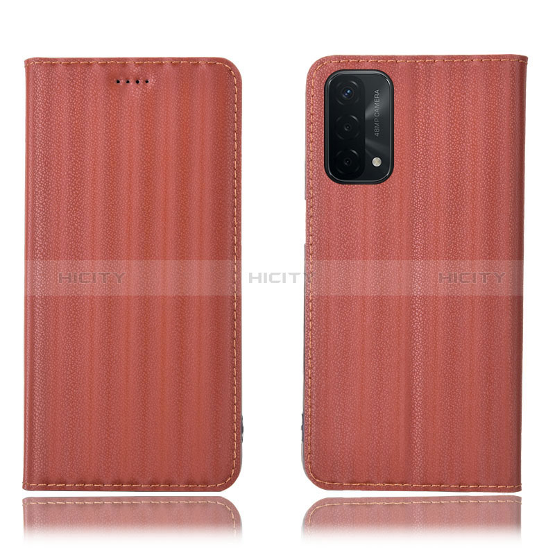 Funda de Cuero Cartera con Soporte Carcasa H23P para Oppo A74 5G