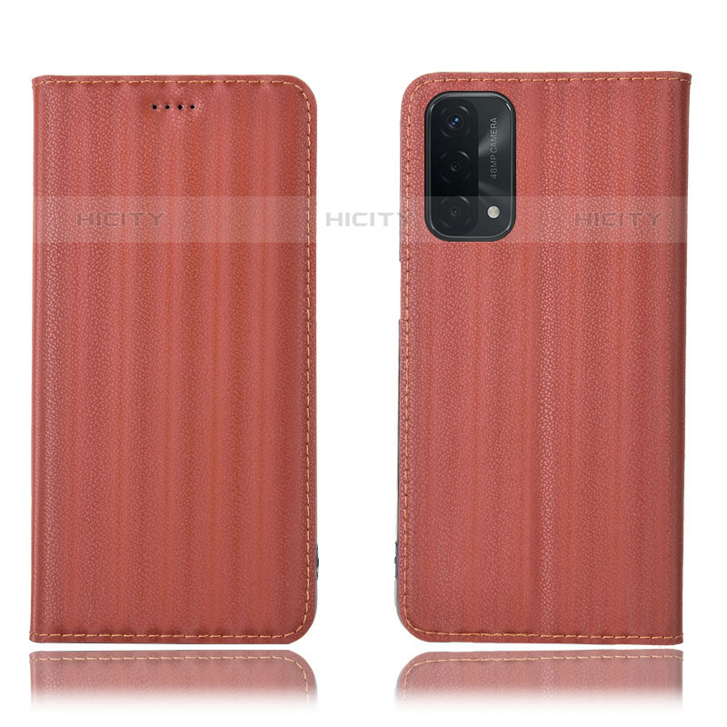 Funda de Cuero Cartera con Soporte Carcasa H23P para Oppo A93 5G