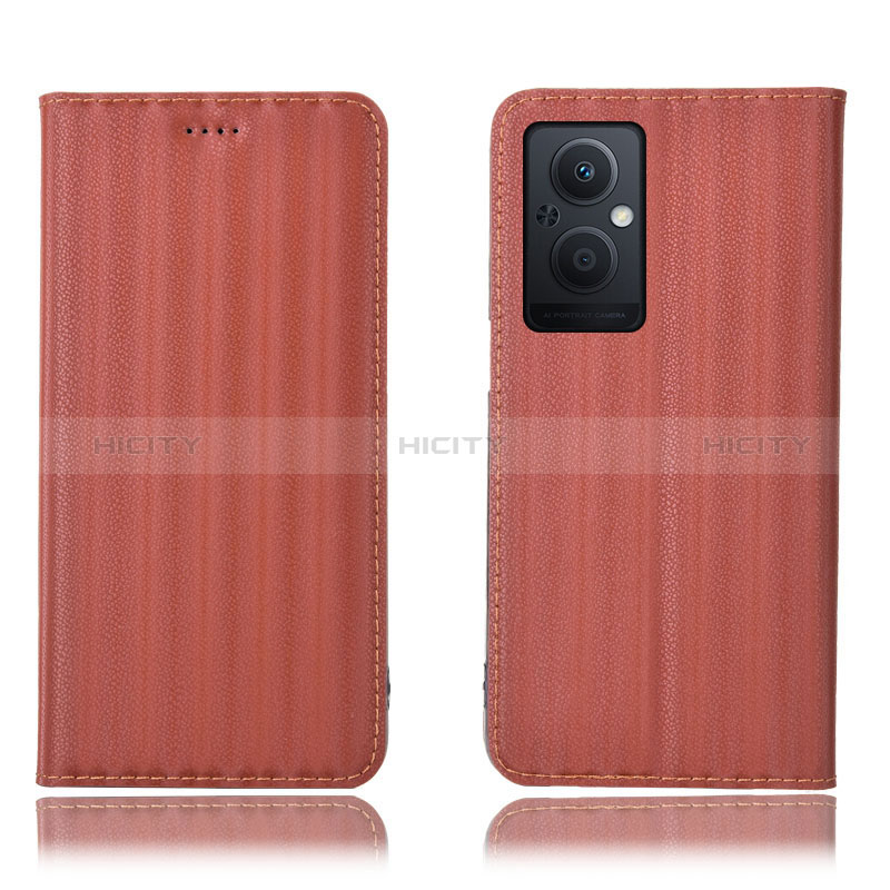 Funda de Cuero Cartera con Soporte Carcasa H23P para Oppo A96 5G