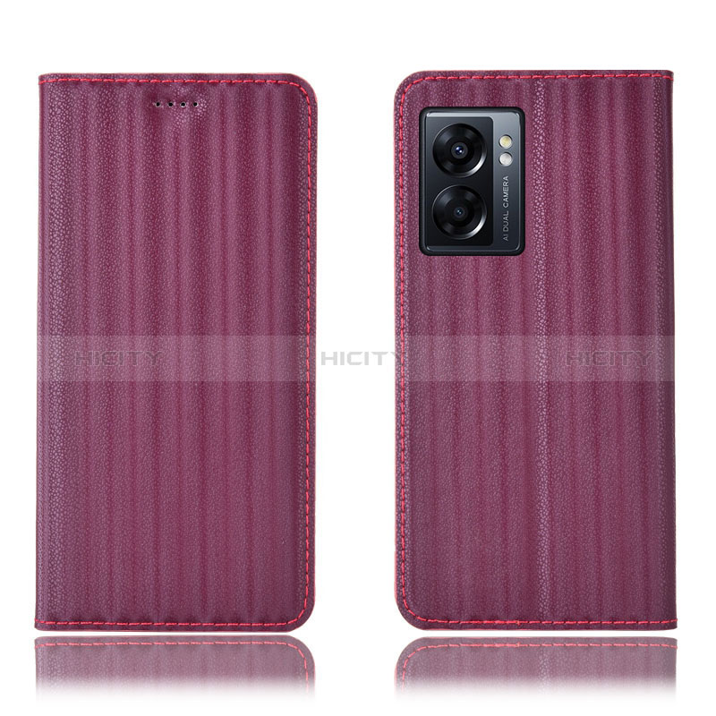 Funda de Cuero Cartera con Soporte Carcasa H23P para Oppo K10 5G India