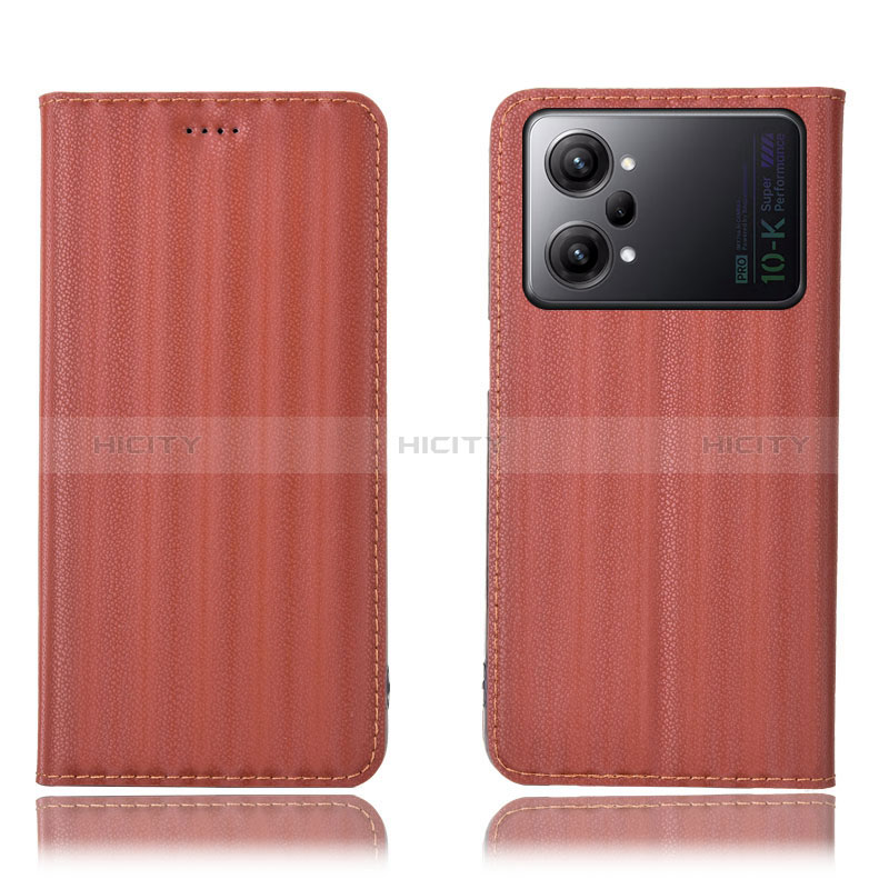 Funda de Cuero Cartera con Soporte Carcasa H23P para Oppo K10 Pro 5G Marron