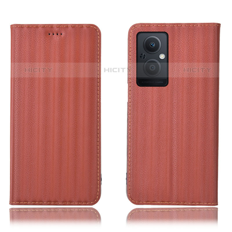 Funda de Cuero Cartera con Soporte Carcasa H23P para Oppo Reno7 Lite 5G