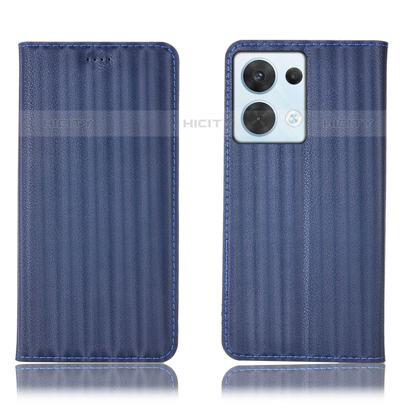 Funda de Cuero Cartera con Soporte Carcasa H23P para Oppo Reno9 5G