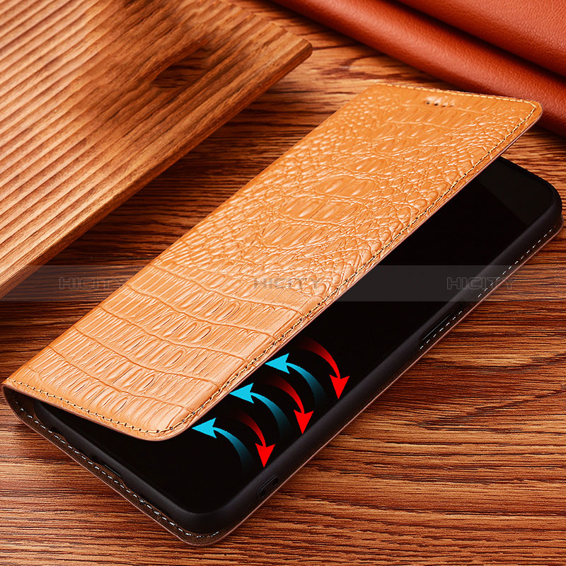 Funda de Cuero Cartera con Soporte Carcasa H24P para Apple iPhone 11