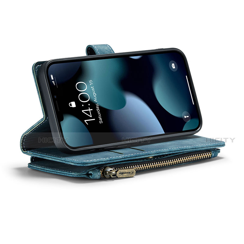 Funda de Cuero Cartera con Soporte Carcasa H27 para Apple iPhone 13 Pro Max