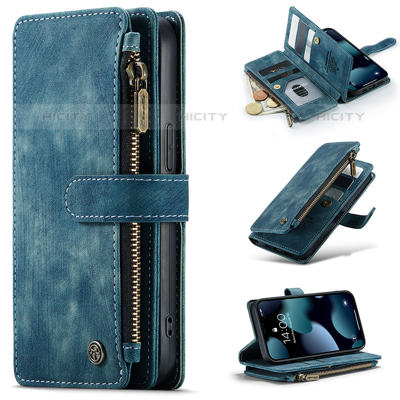 Funda de Cuero Cartera con Soporte Carcasa H27 para Apple iPhone 15 Pro