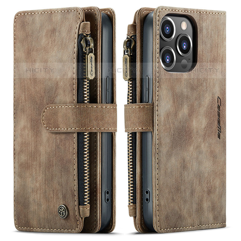 Funda de Cuero Cartera con Soporte Carcasa H27 para Apple iPhone 16 Pro