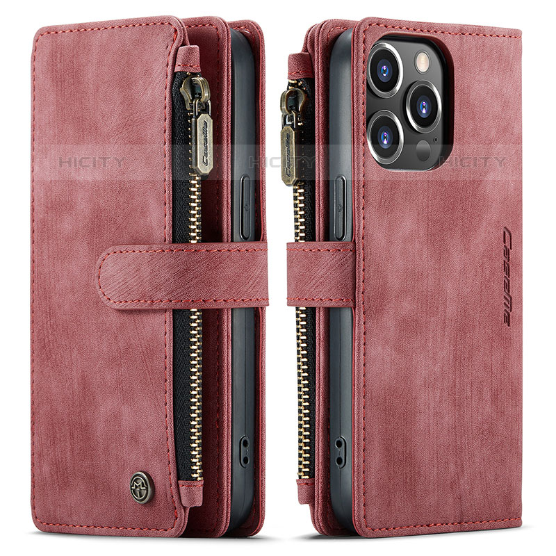 Funda de Cuero Cartera con Soporte Carcasa H27 para Apple iPhone 16 Pro