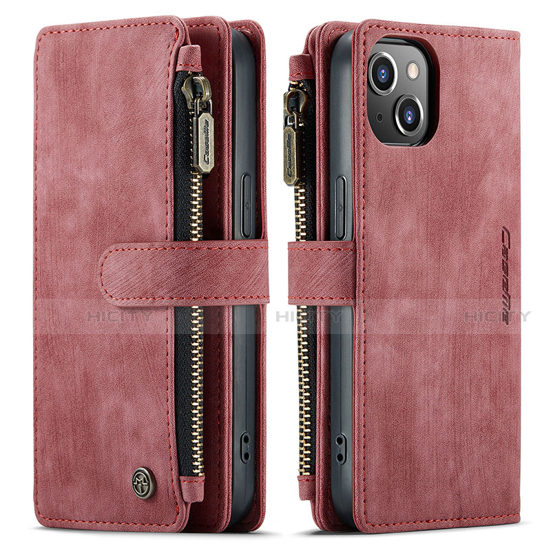 Funda de Cuero Cartera con Soporte Carcasa H28 para Apple iPhone 13