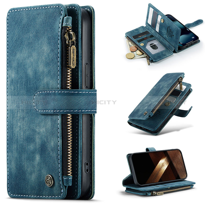 Funda de Cuero Cartera con Soporte Carcasa H28 para Apple iPhone 15