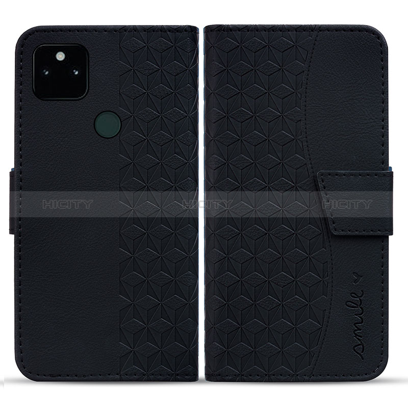 Funda de Cuero Cartera con Soporte Carcasa HF1 para Google Pixel 5a 5G