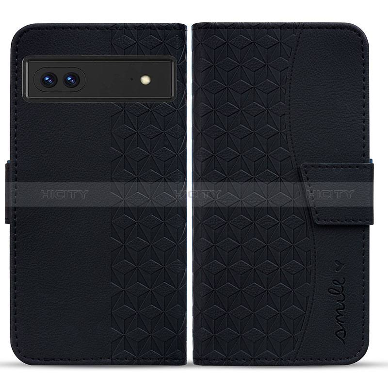 Funda de Cuero Cartera con Soporte Carcasa HF1 para Google Pixel 7 5G