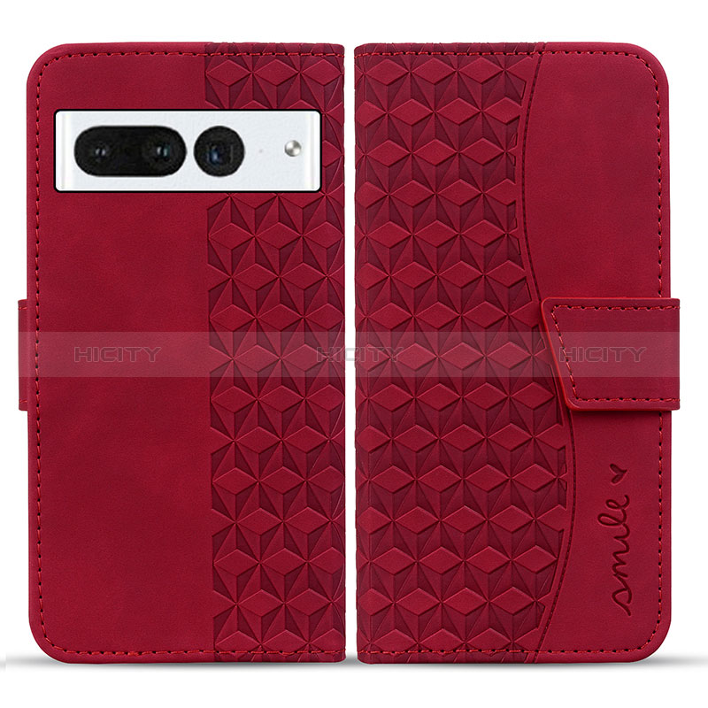 Funda de Cuero Cartera con Soporte Carcasa HF1 para Google Pixel 7 Pro 5G