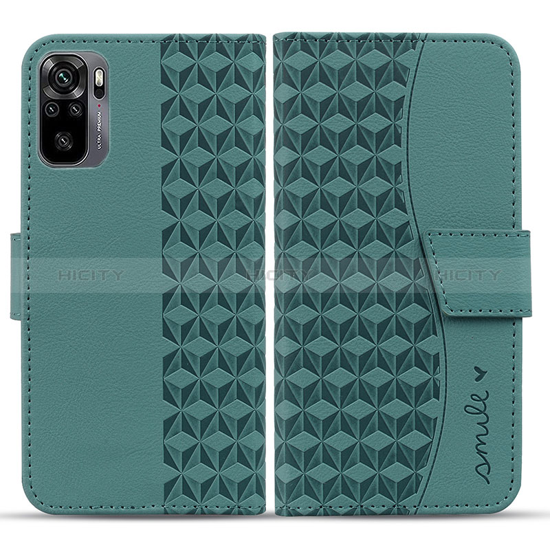 Funda de Cuero Cartera con Soporte Carcasa HF1 para Xiaomi Redmi Note 10 4G