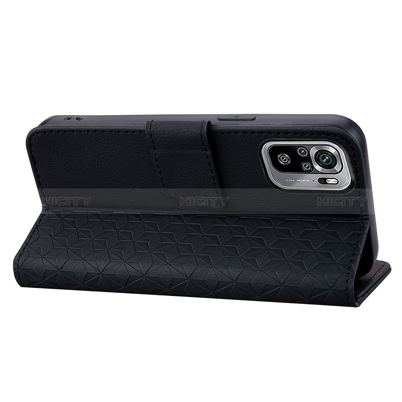 Funda de Cuero Cartera con Soporte Carcasa HF1 para Xiaomi Redmi Note 10 4G