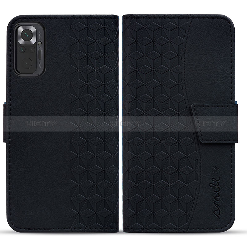 Funda de Cuero Cartera con Soporte Carcasa HF1 para Xiaomi Redmi Note 10 Pro 4G